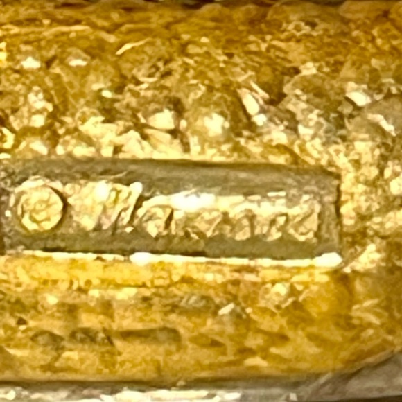 VTG Gold and blue SUN MOON and STARS bracelet & clip on earring set - Picture 4 of 4